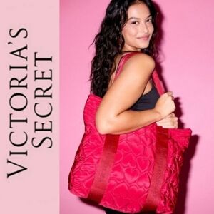Victoria’s Secret Quilted Puffer Tote